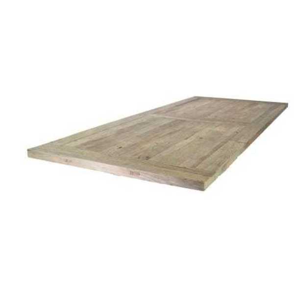 Atlas Commercial Products Reclaimed Elm Wood Farm Table Top, 8 Ft. x 40" RFT35-4096TOP